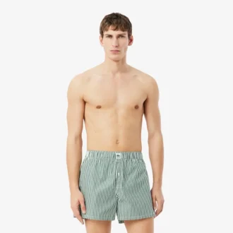 2-pakning med boxershorts i bomullspoplin