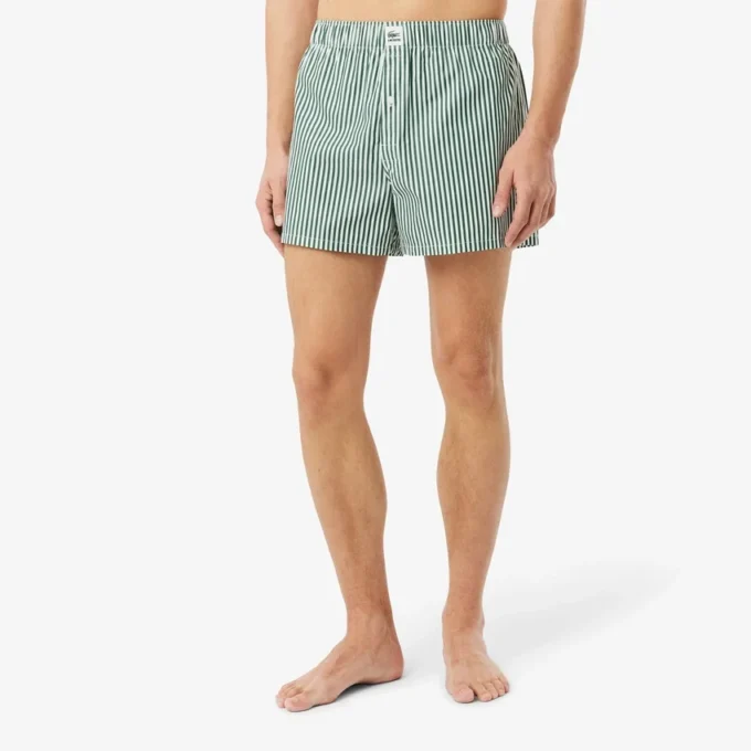 2-pakning med boxershorts i bomullspoplin