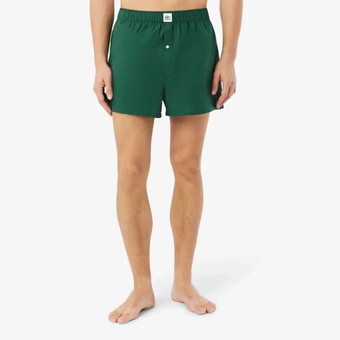 2-pakning med boxershorts i bomullspoplin