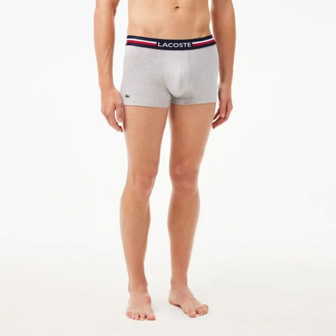 3-pakk med flerfargede herre-Trunks