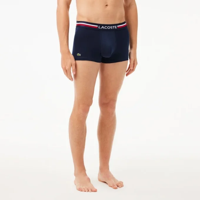3-pakk med flerfargede herre-Trunks
