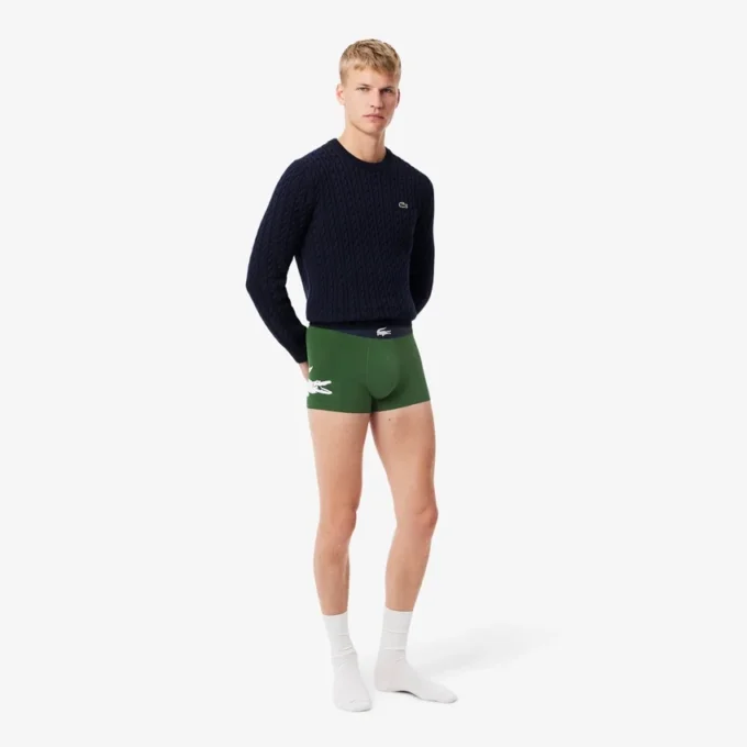 3-pakk med stretchbomullsTrunks for menn