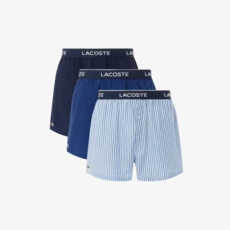 3-pakning med bomullspoplin-boxershorts for menn