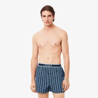 3-pakning med bomullspoplin-boxershorts for menn