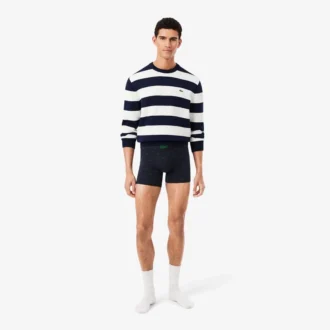 3-pakning med boxershorts i stretchbomull med trykk