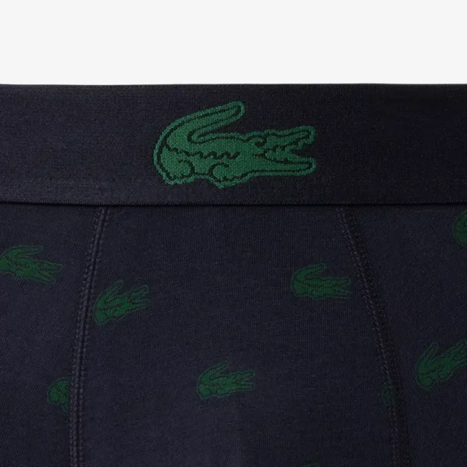 3-pakning med boxershorts i stretchbomull med trykk