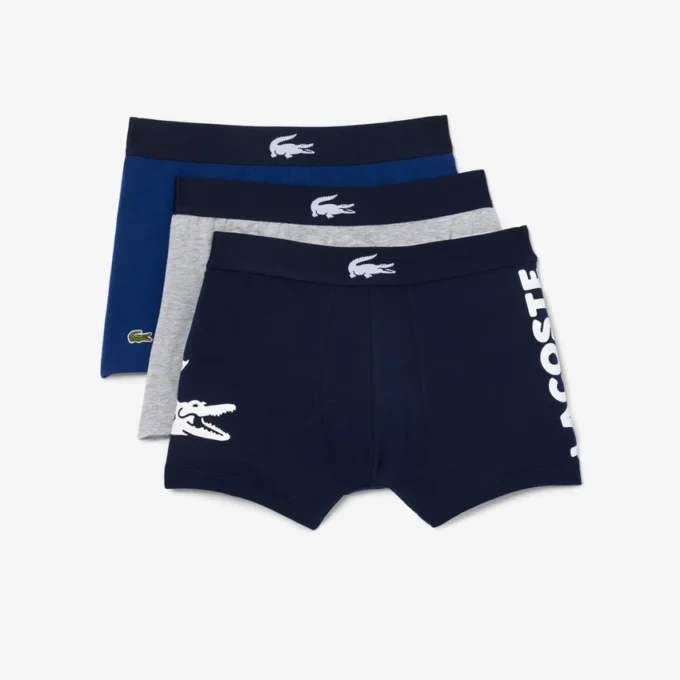3-pakning med mønstrede Trunks for menn