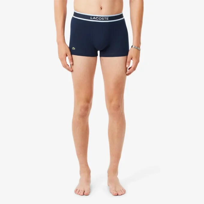 3-pakning med monogram-Trunks for menn