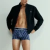 3-pakning med monogram-Trunks for menn