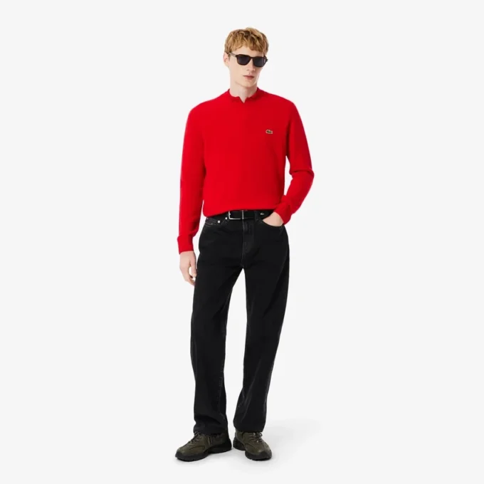 5-lommers indigo-jeans med rett snitt for menn