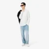 5-lommers indigo-jeans med rett snitt for menn