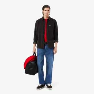5-lommers indigo-jeans med rett snitt for menn