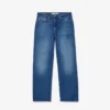 5-lommers indigo-jeans med rett snitt for menn