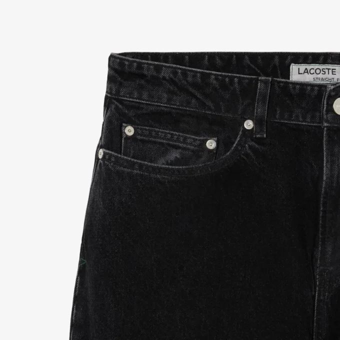 5-lommers indigo-jeans med rett snitt for menn