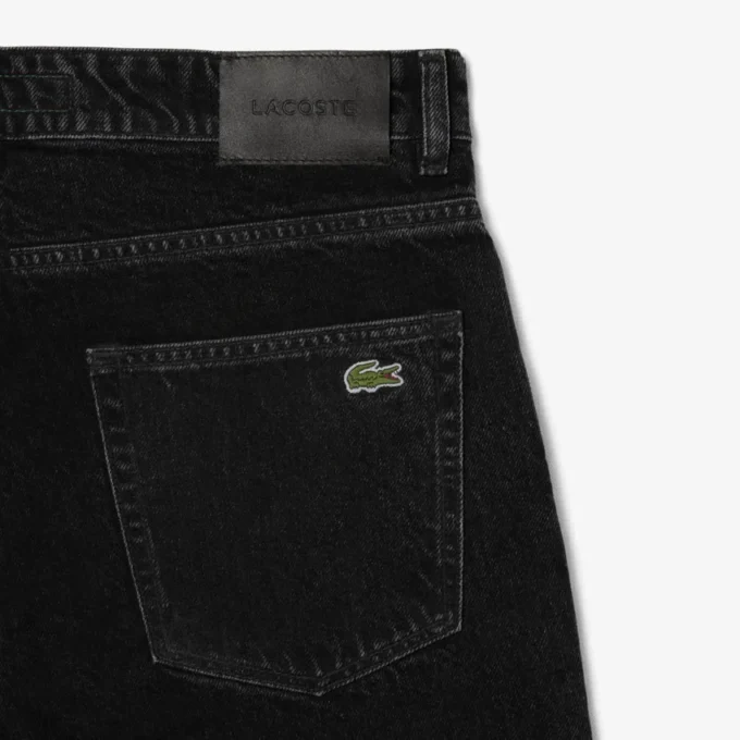 5-lommers indigo-jeans med rett snitt for menn