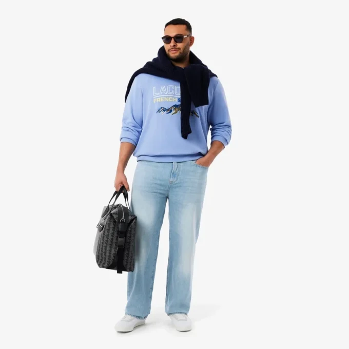 5-lommers indigo-jeans med rett snitt for menn