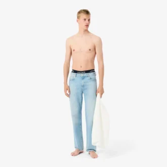 5-pakning med bomullsjersey-Trunks for menn