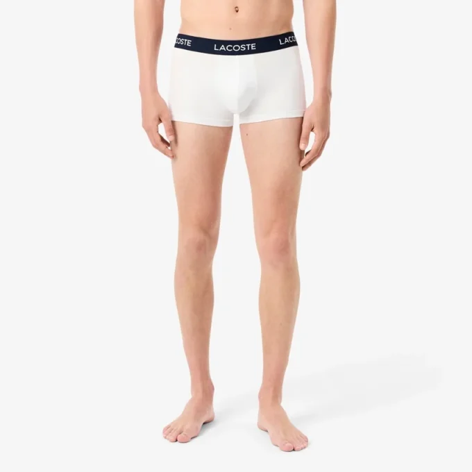 5-pakning med bomullsjersey-Trunks for menn