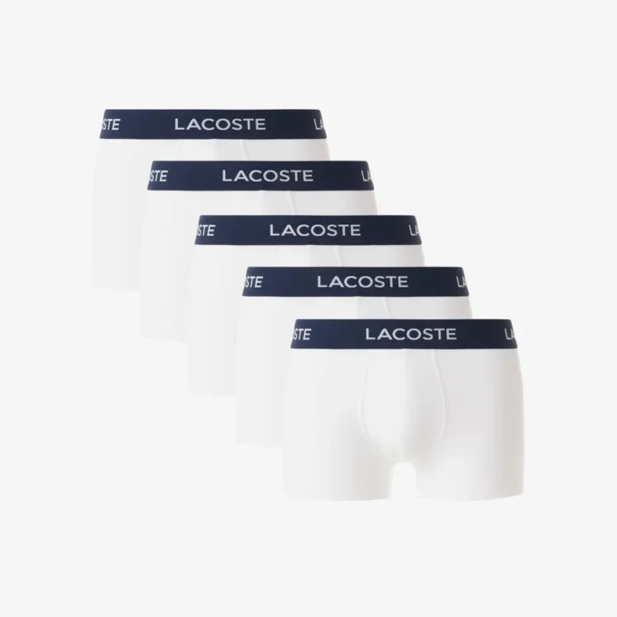 5-pakning med bomullsjersey-Trunks for menn
