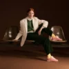 Aura-sneakers i semsket skinn for kvinner