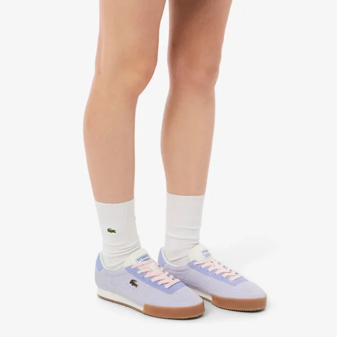 Aura-sneakers i semsket skinn for kvinner