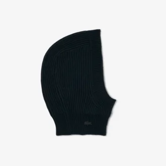 Balaclava i ribbestrikket, tovet ull