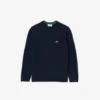 Barnesweater i bomull med rund hals