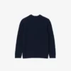 Barnesweater i bomull med rund hals