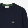 Barnesweater i bomull med rund hals