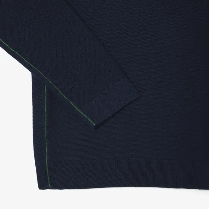 Barnesweater i bomull med rund hals