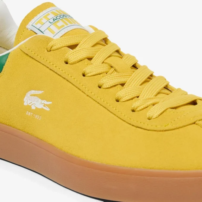 Baseshot-sneakers i semsket skinn for menn