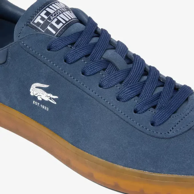 Baseshot-sneakers i semsket skinn for menn