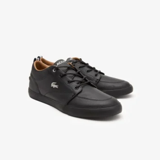 Bayliss-sneakers for menn med perforert krage i skinn