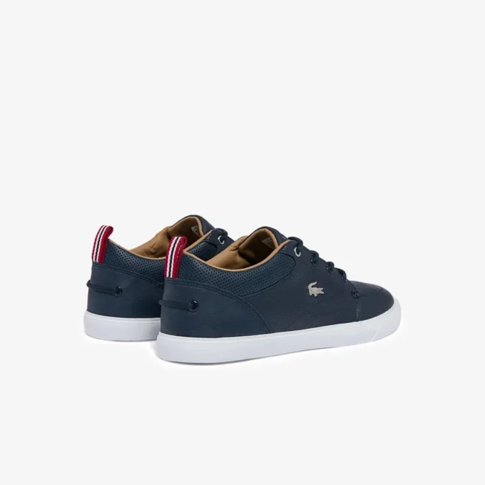 Bayliss-sneakers for menn med perforert krage i skinn