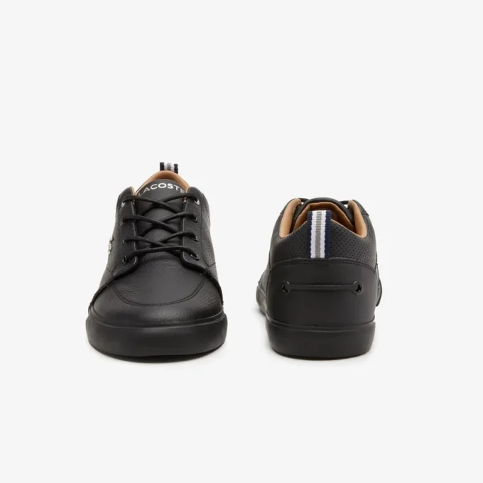 Bayliss-sneakers for menn med perforert krage i skinn