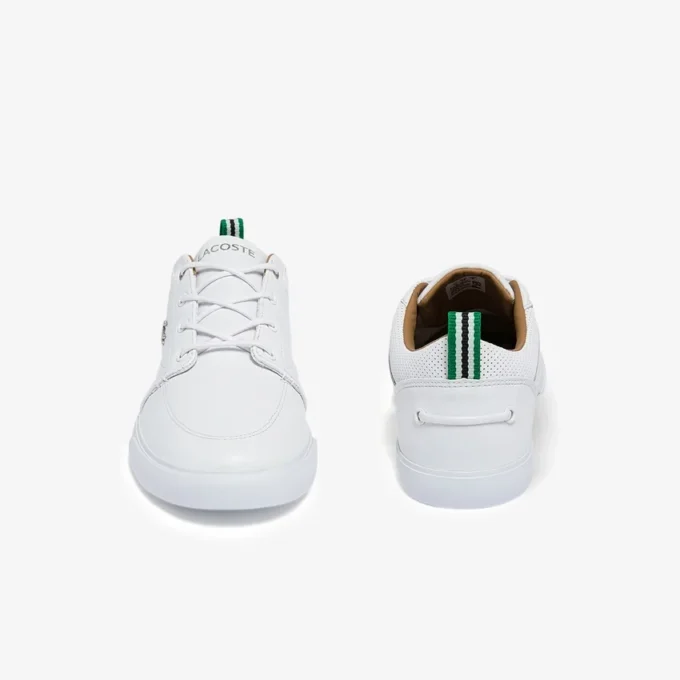 Bayliss-sneakers for menn med perforert krage i skinn