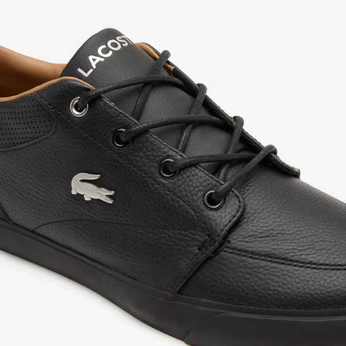 Bayliss-sneakers for menn med perforert krage i skinn