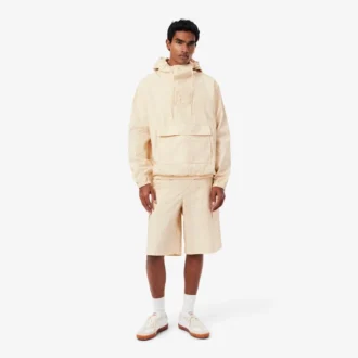 Bermuda-cargoshorts med rett passform og trykk