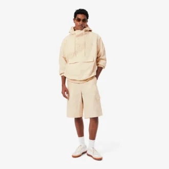 Bermuda-cargoshorts med rett passform og trykk