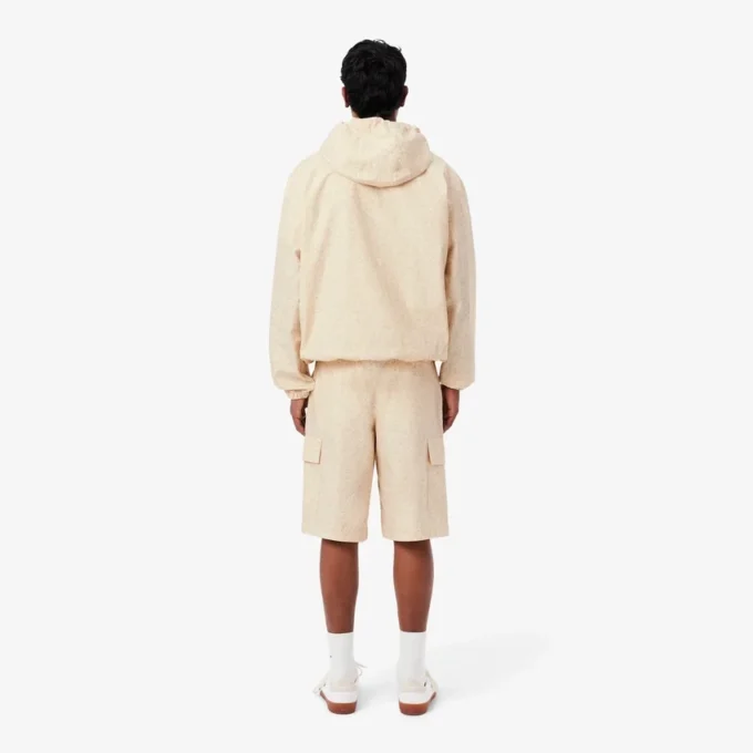 Bermuda-cargoshorts med rett passform og trykk