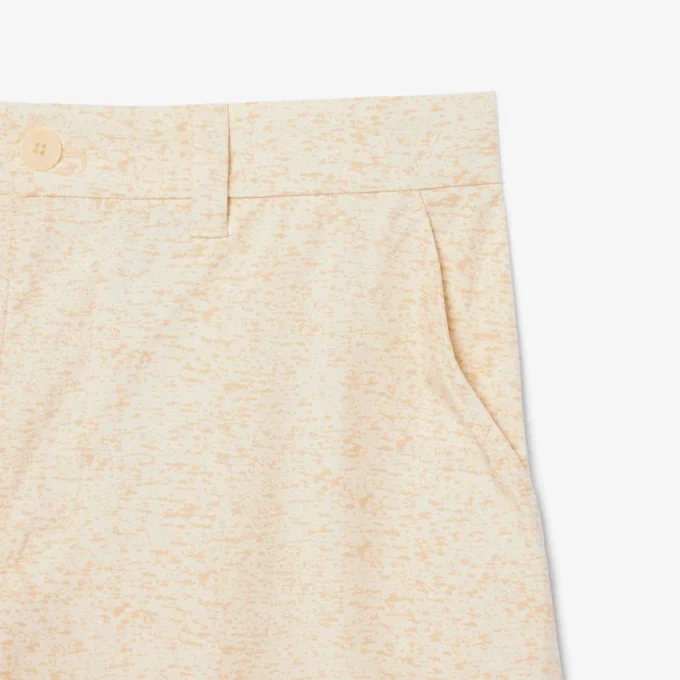 Bermuda-cargoshorts med rett passform og trykk