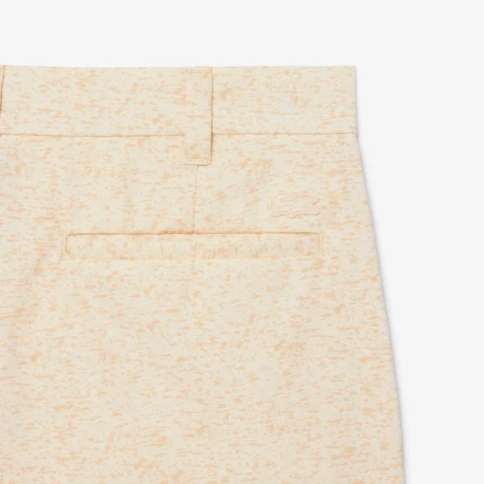 Bermuda-cargoshorts med rett passform og trykk