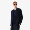 Blazer i filtet ull for menn