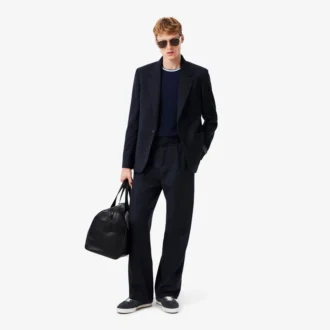 Blazer i filtet ull for menn