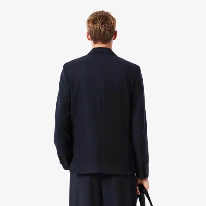 Blazer i filtet ull for menn