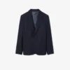 Blazer i filtet ull for menn