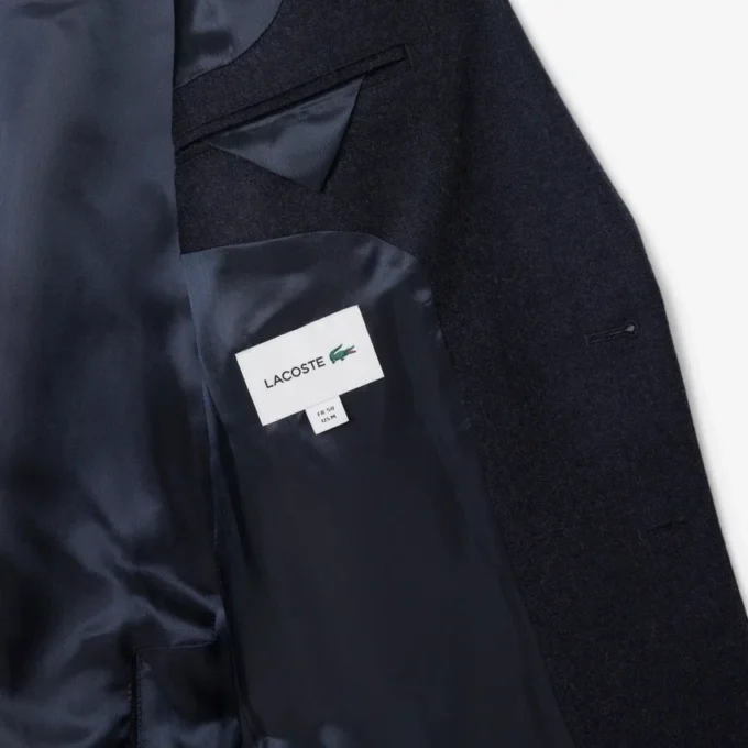 Blazer i filtet ull for menn