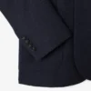 Blazer i filtet ull for menn