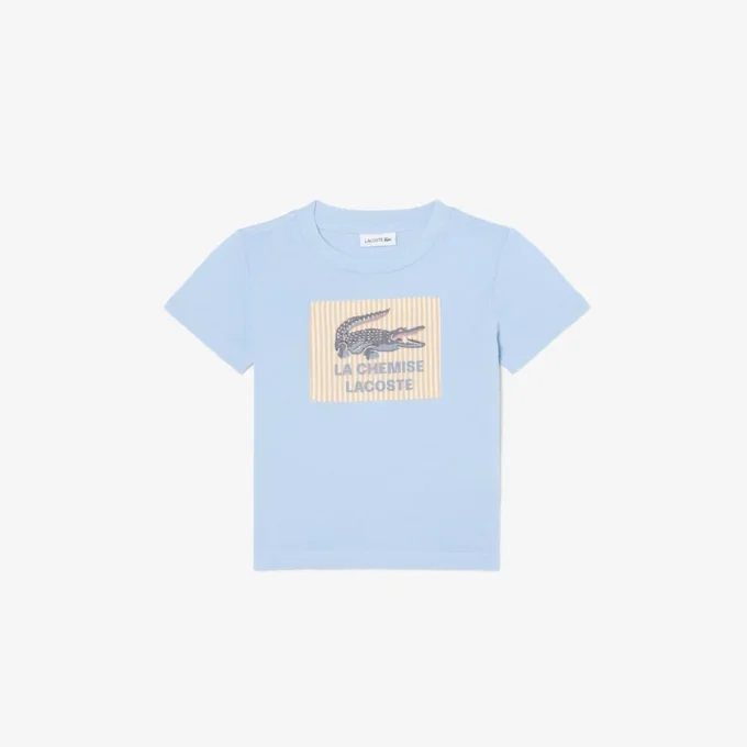 Bomulls-T-skjorte med logo