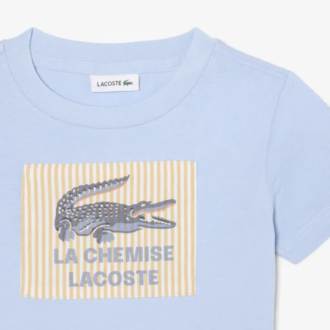 Bomulls-T-skjorte med logo